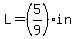 L+=++%285%2F9%29+in