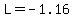 L+=+-1.16