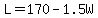 L+=+170+-+1.5W