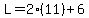 L+=+2%2811%29%2B6