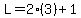 L+=+2%2A%283%29+%2B+1