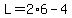 L+=+2%2A6+-+4
