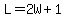 L+=+2W%2B1