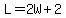 L+=+2W%2B2