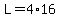 L+=+4%2A16