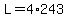 L+=+4%2A243