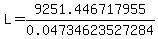 L+=+9251.446717955%2F0.04734623527284