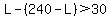 L-%28240-L%29%3E30