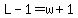 L-1=w%2B1