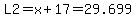 L2=x%2B17=29.699