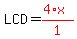 LCD=red%28%284%2Ax%29%2F1%29