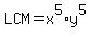 LCM=x%5E5%2A+y%5E5