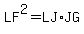 LF%5E2=LJ%2AJG