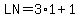 LN+=+3%2A1+%2B+1