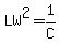 LW%5E2+=+1%2FC