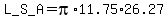 L_S_A=+pi%2A11.75%2A26.27