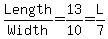 Length%2FWidth=13%2F10=L%2F7