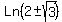 Ln%282+%2B-+sqrt%283%29%29