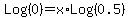 Log%280%29+=+x%2ALog%280.5%29