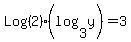 Log%282%29%28log%283%2Cy%29%29=3