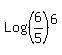 Log%286%2F5%29%5E6