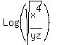 Log%28sqrt%28x%5E4%2Fyz%29%29