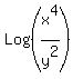 Log%28x%5E4%2Fy%5E2%29