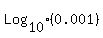 Log%5B10%5D%280.001%29