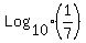 Log%5B10%5D%281%2F7%29
