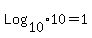 Log%5B10%5D10=1