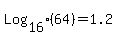 Log%5B16%5D%2864%29+=+1.2