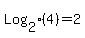 Log%5B2%5D%284%29+=+2