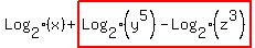 Log%5B2%5D%28x%29%2Bhighlight%28Log%5B2%5D%28y%5E5%29-Log%5B2%5D%28z%5E3%29%29