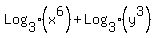 Log%5B3%5D%28x%5E6%29+%2B+Log%5B3%5D%28y%5E3%29