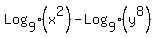 Log%5B9%5D%28x%5E2%29-Log%5B9%5D%28y%5E8%29