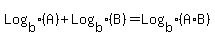 Log%5Bb%5D%28A%29%2BLog%5Bb%5D%28B%29+=+Log%5Bb%5D%28A%2AB%29