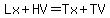 Lx%2BHV=Tx%2BTV