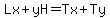 Lx%2ByH=Tx%2BTy