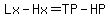 Lx-Hx=TP-HP