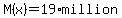 M%28x%29=19%2Amillion