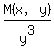 M%28x%2Cy%29%2Fy%5E3