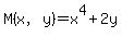M%28x%2Cy%29+=+x%5E4+%2B2y
