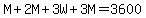 M%2B2M%2B3W%2B3M=3600
