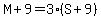 M%2B9=3%28S%2B9%29