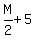 M%2F2+%2B5