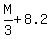 M%2F3+%2B+8.2