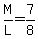 M%2FL=7%2F8