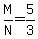 M%2FN+=+5%2F3