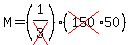 M=%281%2Fcross%283%29%29%28cross%28150%2950%29