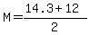 M=%2814.3%2B12%29%2F2